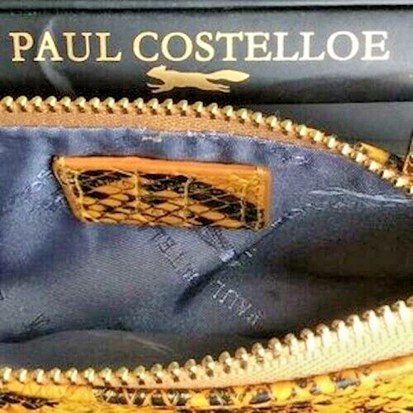 PAUL COSTELLOE Ladies SNAKE SKIN PURSE NWT - Picture 7 of 8